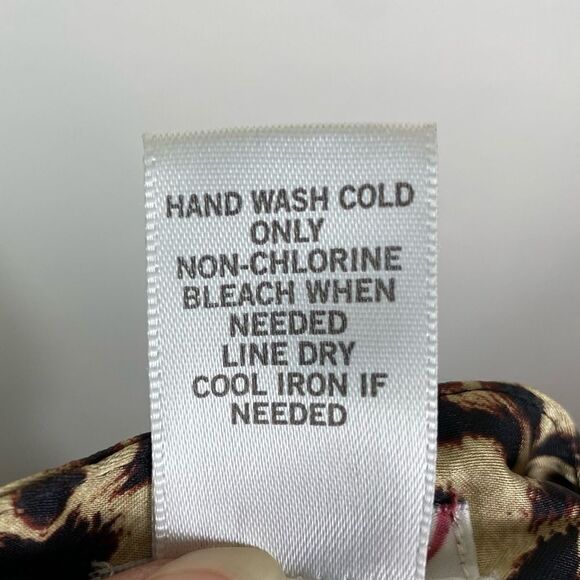 NWT Cache Black & Tan Printed Lightweight Wide Leg Pants - Picture 6 of 6